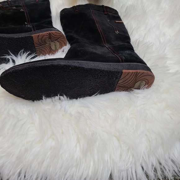 Camper Black Suede Twins Collection Boots - Picture 9 of 16